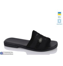 Шлепки жіночі на літо (6 пар р.36-40) чорний  "LIKA"