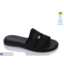 Шлепки жіночі на літо (6 пар р.36-40) чорний  "LIKA"