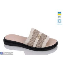 Шлепки жіночі на літо (6 пар р.36-40) бежевий  "LIKA"