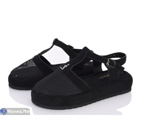 Босоніжки жіночі на літо (8 пар р.36-40) чорний  "Normashoes"