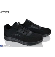 Кросівки чоловічі на весну/осінь (8 пар р.41-46) чорний  "Spencer"
