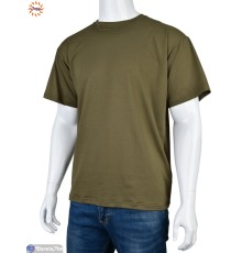 Футболка чоловіча на літо (7 шт. р.сетка S-4XL) хакі  "Jumay"
