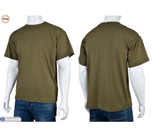 Футболка чоловіча на літо (7 шт. р.сетка S-4XL) хакі  "Jumay"