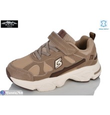 Дитячі кросівки на весну/осінь (8 пар р.32-37) коричневий  "Baas"