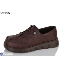 Туфлі жіночі на весну/осінь (8 пар р.36-41) коричневий  "Trendy"