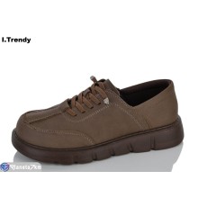 Туфлі жіночі на весну/осінь (8 пар р.36-41) коричневий  "Trendy"