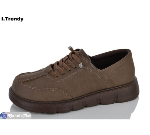 Туфлі жіночі на весну/осінь (8 пар р.36-41) коричневий  "Trendy"