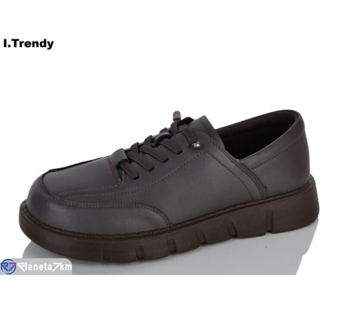 Туфлі жіночі на весну/осінь (8 пар р.36-41) коричневий  "Trendy"