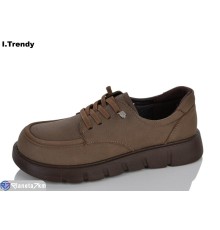 Туфлі жіночі на весну/осінь (8 пар р.36-41) коричневий  "Trendy"