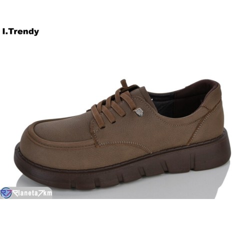 Туфлі жіночі на весну/осінь (8 пар р.36-41) коричневий  "Trendy"