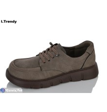 Туфлі жіночі на весну/осінь (8 пар р.36-41) хакі  "Trendy"