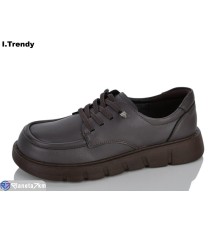 Туфлі жіночі на весну/осінь (8 пар р.36-41) коричневий  "Trendy"