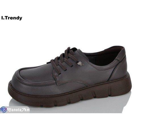 Туфлі жіночі на весну/осінь (8 пар р.36-41) коричневий  "Trendy"