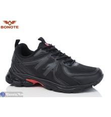 Кросівки на весну/осінь (8 пар р.36-41) чорний  "Bonote"