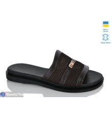 Шлепки жіночі на літо (6 пар р.36-40) коричневий  "LIKA"
