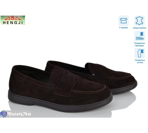 Туфлі жіночі на весну/осінь (8 пар р.36-41) коричневий  "HENGJI-ELENA"
