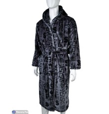 Халат жіночий на весну/осінь (3 шт. р.сетка XL-3XL) сірий  "Danko"
