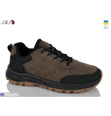 Кросівки чоловічі на весну/осінь (8 пар р.40-45) коричневий  "Aba"
