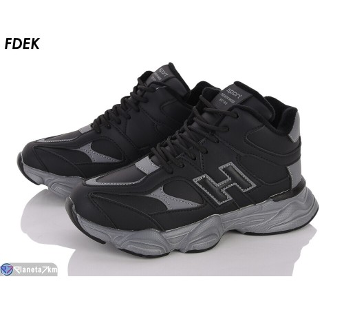 Дитячі кросівки на весну/осінь (8 пар р.36-41) чорний  "FDEK"