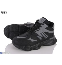 Дитячі кросівки на весну/осінь (8 пар р.36-41) чорний  "FDEK"