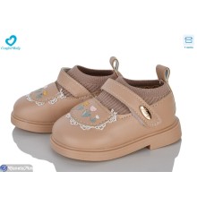 Дитячі туфлі на весну/осінь (7 пар р.15-19) коричневий  "Comfort-baby"
