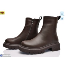 Черевики жіночі на весну/осінь (6 пар р.36-40) коричневий  "Mei De Li"