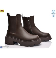 Черевики жіночі на весну/осінь (6 пар р.36-40) коричневий  "Mei De Li"