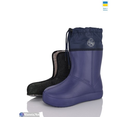 Чоботи з піни на зиму (6 пар р.36-41) синій  "REGA"