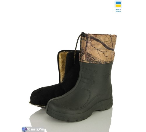 Чоловічі чоботи з піни на зиму (12 пар р.41-45) зелений  "REGA"
