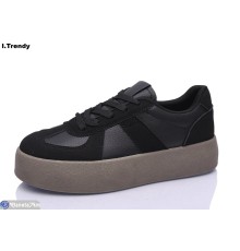 Кросівки жіночі на весну/осінь (8 пар р.36-41) чорний  "Trendy"