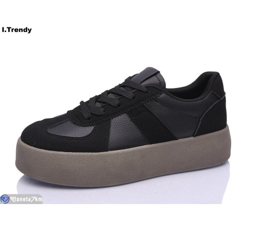 Кросівки жіночі на весну/осінь (8 пар р.36-41) чорний  "Trendy"
