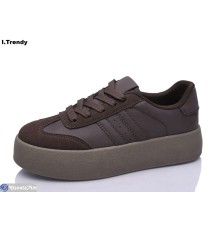 Кросівки жіночі на весну/осінь (8 пар р.36-41) коричневий  "Trendy"