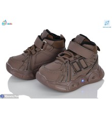 Дитячі кросівки на весну/осінь (8 пар р.21-26) коричневий  "BBT"