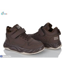 Дитячі кросівки на весну/осінь (8 пар р.32-37) коричневий  "BBT"