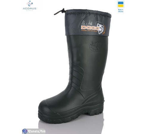 Чоловічі чоботи з піни на весну/осінь (4 пар р.42-45) зелений  "Acorus"