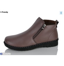 Черевики жіночі на весну/осінь (8 пар р.36-41) коричневий  "Trendy"