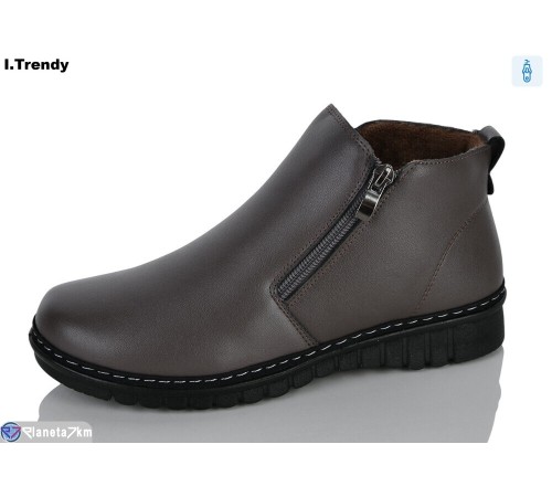 Черевики жіночі на весну/осінь (8 пар р.36-41) коричневий  "Trendy"