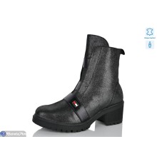 Черевики жіночі на весну/осінь (6 пар р.36-40) графіт  "Bogema"