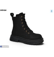 Черевики жіночі на весну/осінь (6 пар р.36-40) чорний  "Super Gear"