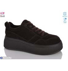 Кросівки жіночі на весну/осінь (8 пар р.36-40) коричневий  "Gukkcr"