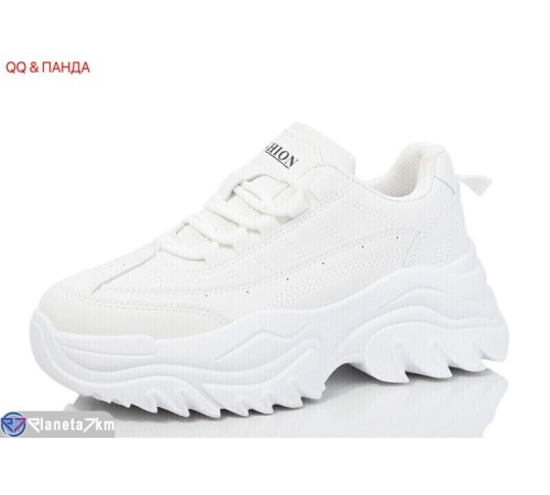 Кросівки жіночі на весну/осінь (8 пар р.36-41) білий  "QQ&Панда"