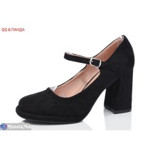 Туфлі жіночі на весну/осінь (6 пар р.36-40) чорний  "QQ&Панда"