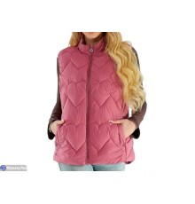 Жилетка жіноча на весну/осінь (5 шт. р.сетка 2XL-6XL) рожевий  "Kalabok"
