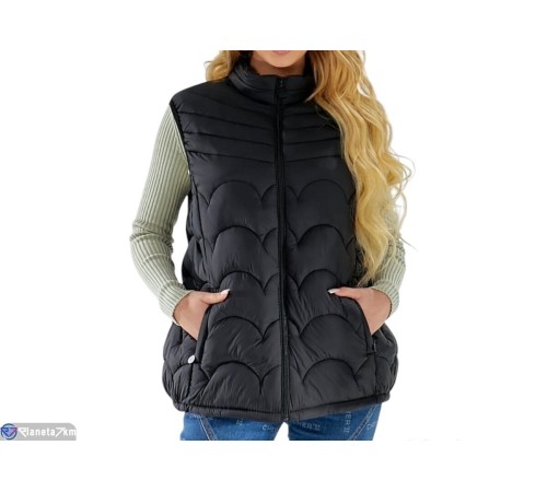 Жилетка жіноча на весну/осінь (4 шт. р.сетка 3XL-6XL) чорний  "Kalabok"