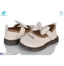 Дитячі туфлі на весну/осінь (7 пар р.16-20) бежевий  "Comfort-baby"