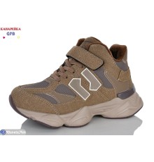 Дитячі кросівки на зиму (8 пар р.32-37) коричневий  "GFB-Канарейка"