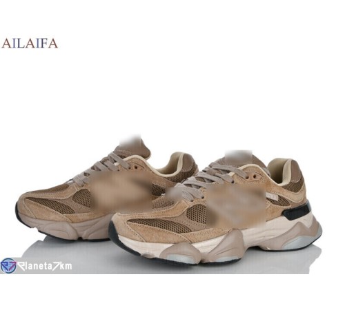 Кросівки жіночі на весну/осінь (8 пар р.36-41) коричневий  "Latifa"