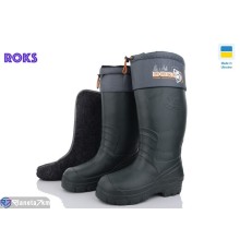 Чоловічі чоботи з піни на зиму (4 пар р.42-45) зелений  "Roks"