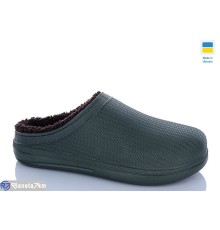 Чоловічі сабо на зиму (6 пар р.41-45) зелений  "MURMUR"