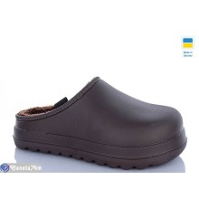 Чоловічі сабо на зиму (6 пар р.41-45) коричневий  "MURMUR"